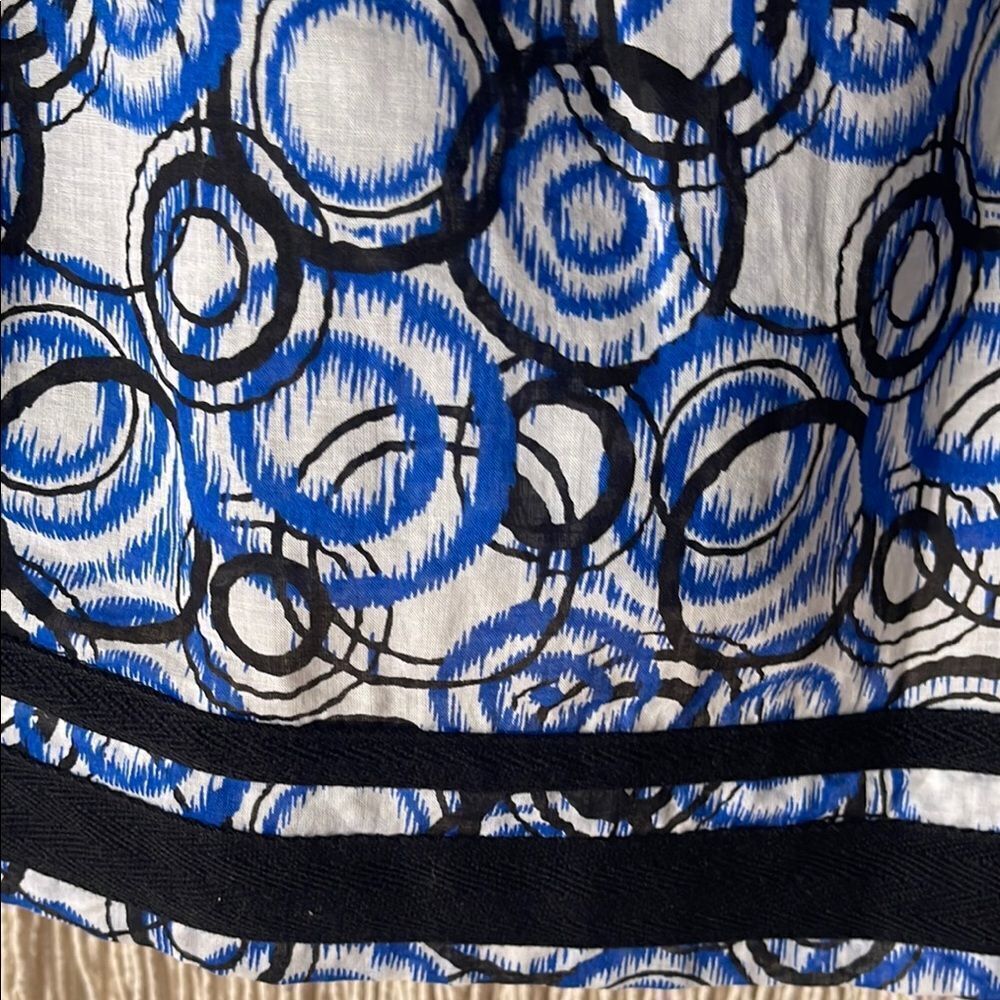 Blue Patterned Women's Top - Picture 2 of 7